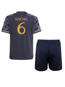 Real Madrid Nacho #6 Dječji Gostujuci Dres kompleti 2023-24 Kratak Rukavima (+ kratke hlače)